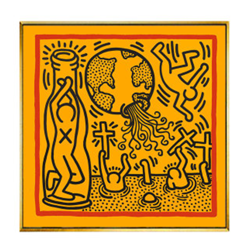 Постер Keith Haring 10 Мульти Постер Keith Haring 10 Мульти в Челябинске | Loft Concept