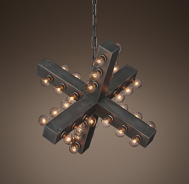 Люстра Nero Chandelier 56 Черный Люстра Nero Chandelier 56 Черный в Челябинске | Loft Concept
