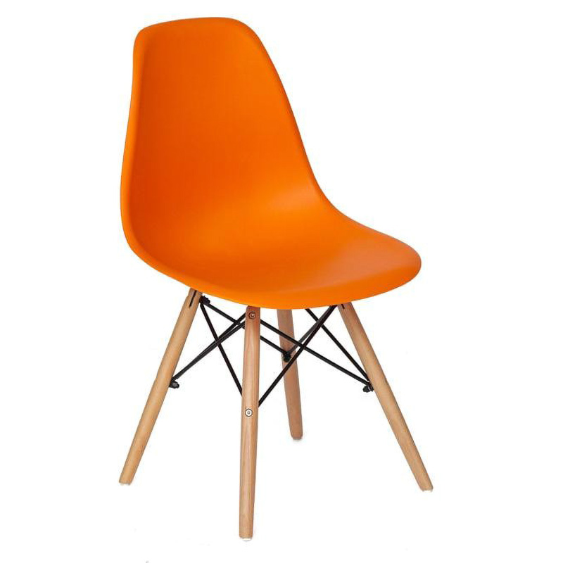 Стул DSW orange Оранжевый Древесина в Челябинске | Loft Concept 