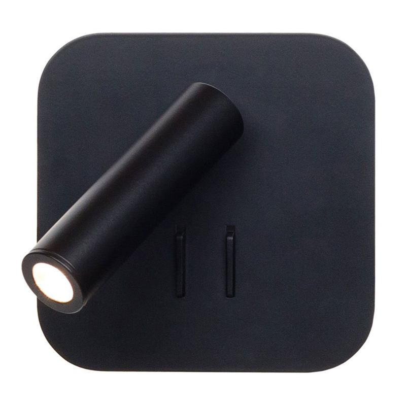 Настенный спот Black Square Spot Wall Lamp Черный Настенный спот Black Square Spot Wall Lamp Черный в Челябинске | Loft Concept