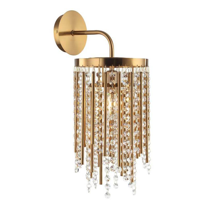 Бра Crystal Wind Chimes Bronze Wall Lamp Бронза Прозрачный Бра Crystal Wind Chimes Bronze Wall Lamp Бронза Прозрачный в Челябинске | Loft Concept
