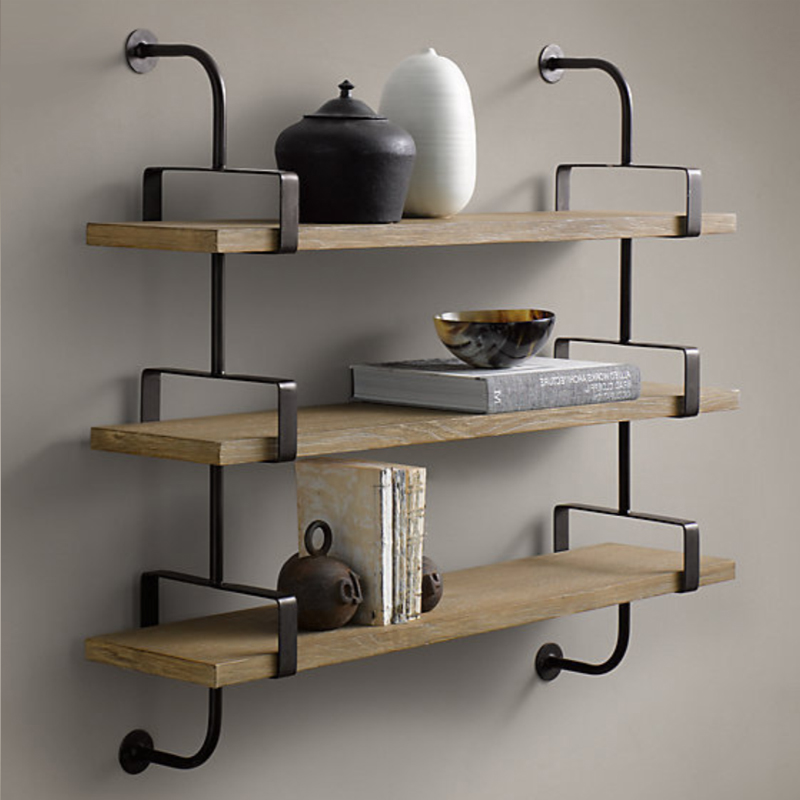 Полка из Дуба RH SHELVING & LEDGES 105 см Графит Полка из Дуба RH SHELVING & LEDGES 105 см Графит в Челябинске | Loft Concept