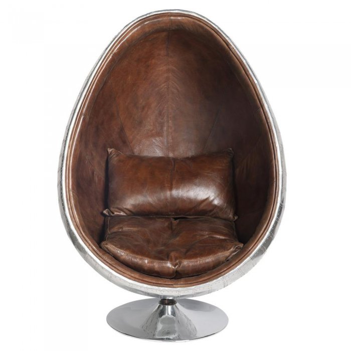 Кресло яйцо Aviator Egg Chair Коричневый Кресло яйцо Aviator Egg Chair Коричневый в Челябинске | Loft Concept