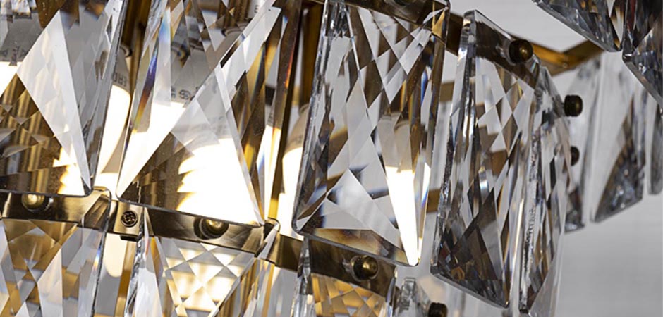 Люстра Tiers Crystal Light Chandelier brass 7 Люстра Tiers Crystal Light Chandelier brass 7 - Loft-Concept в Челябинске