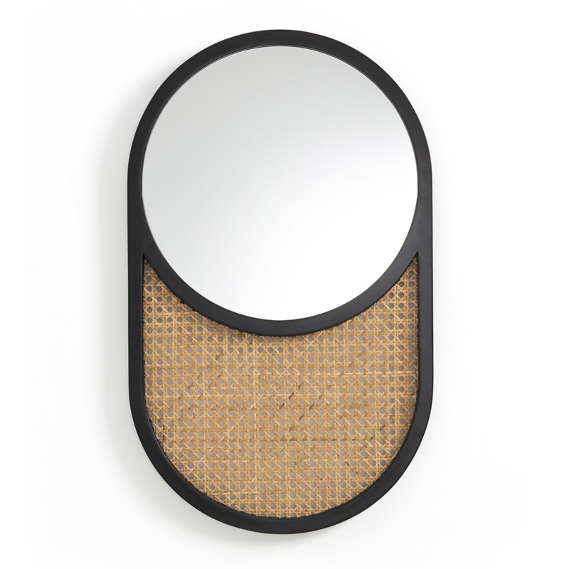 Зеркало Mirror Oak Frame Черный в Челябинске | Loft Concept 