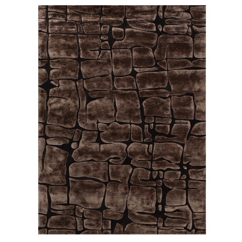 Ковёр из шерсти California Sahara Dark Коричневый Ковёр из шерсти California Sahara Dark Коричневый в Челябинске | Loft Concept