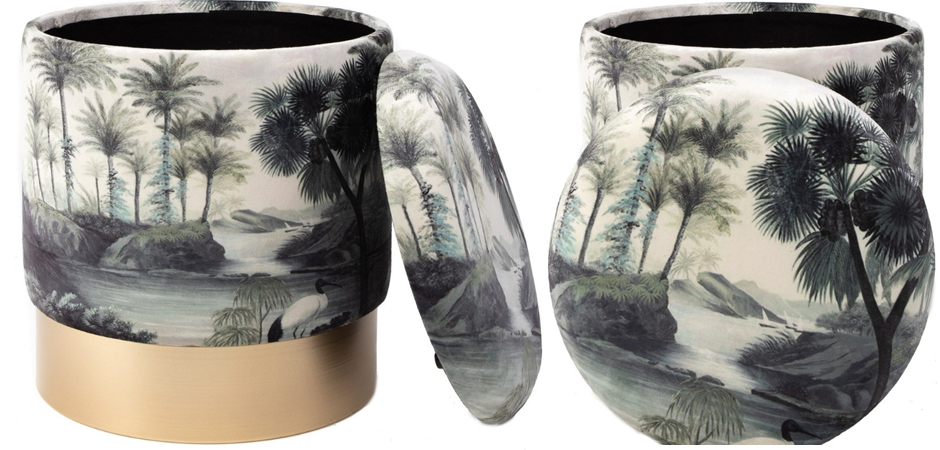 Пуф PUF Jungle Print river&tree small Пуф PUF Jungle Print river&tree small - Loft-Concept в Челябинске