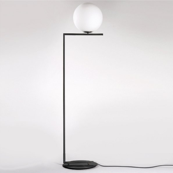 Торшер Flos IC Lights F Black Белый Черный в Челябинске | Loft Concept 