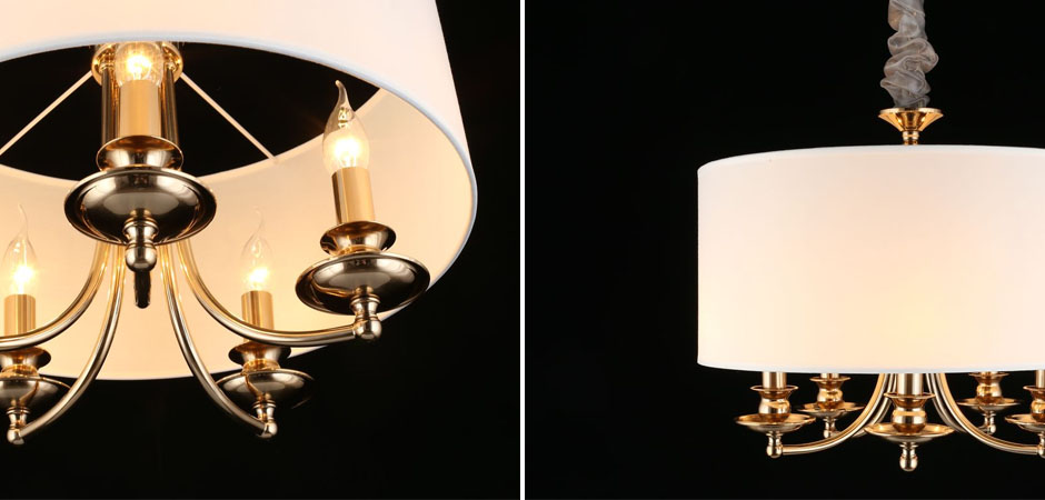 Люстра Jellyfish Gold с Абажуром Люстра Jellyfish Gold с Абажуром - Loft-Concept в Челябинске