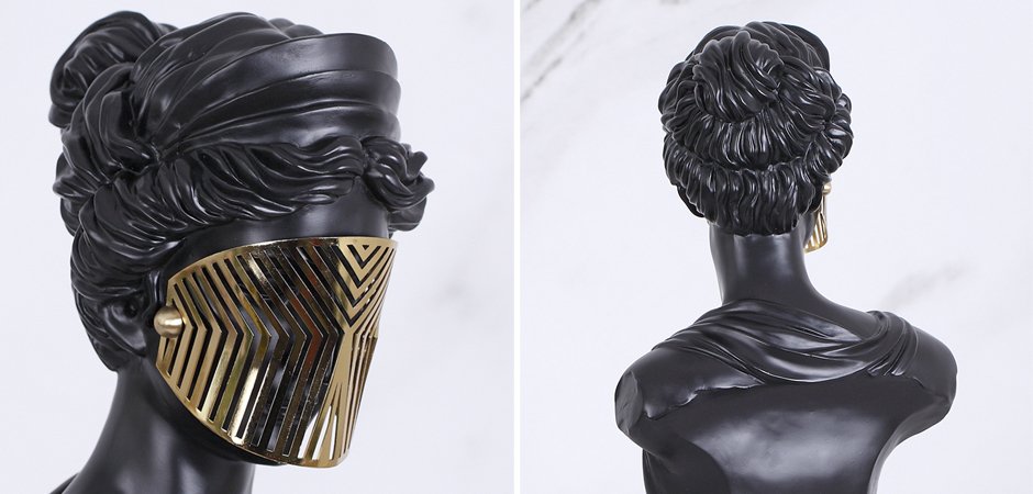 Статуэтка Bust Woman in Mask Статуэтка Bust Woman in Mask - Loft-Concept в Челябинске