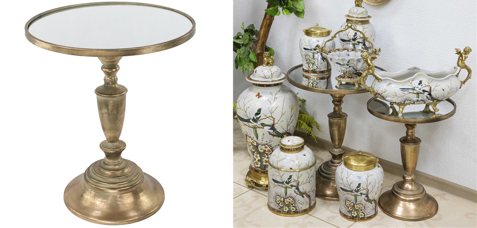 Приставной стол Table Bronze Glass Приставной стол Table Bronze Glass - Loft-Concept в Челябинске