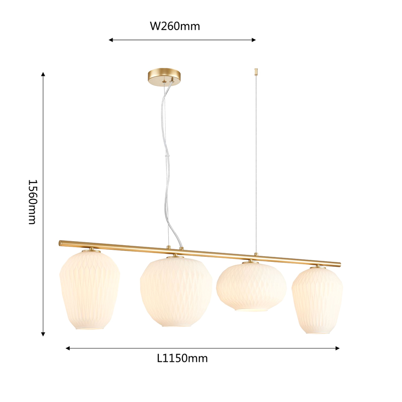 Люстра Foscarini c Белыми Плафонами Люстра Foscarini c Белыми Плафонами в Челябинске