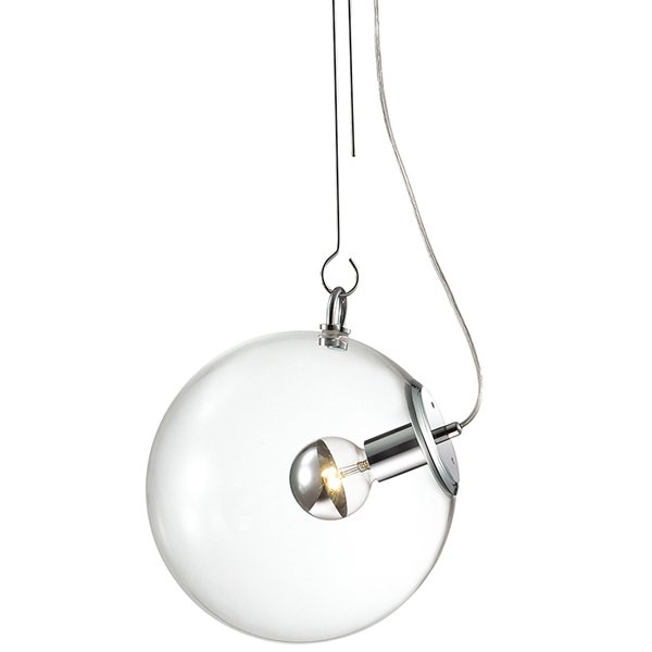 Подвесной светильник Miconos Pendant Хром Прозрачный Подвесной светильник Miconos Pendant Хром Прозрачный в Челябинске | Loft Concept