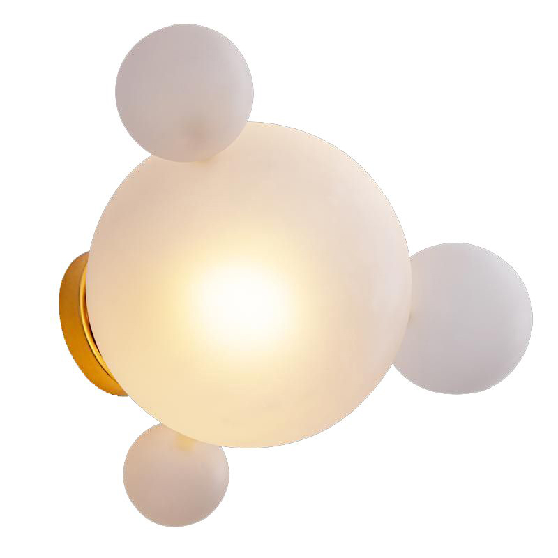 Бра Giopato & Coombes Bolle Wall 04 Bubbles white Белый Золотой Бра Giopato & Coombes Bolle Wall 04 Bubbles white Белый Золотой в Челябинске | Loft Concept