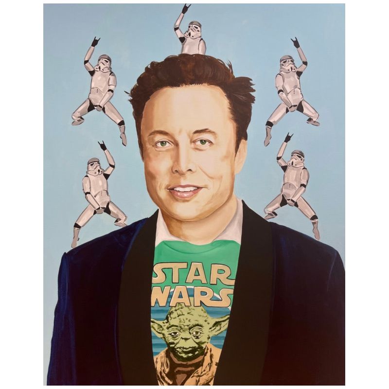 Картина Elon Musk Мульти Картина Elon Musk Мульти в Челябинске | Loft Concept