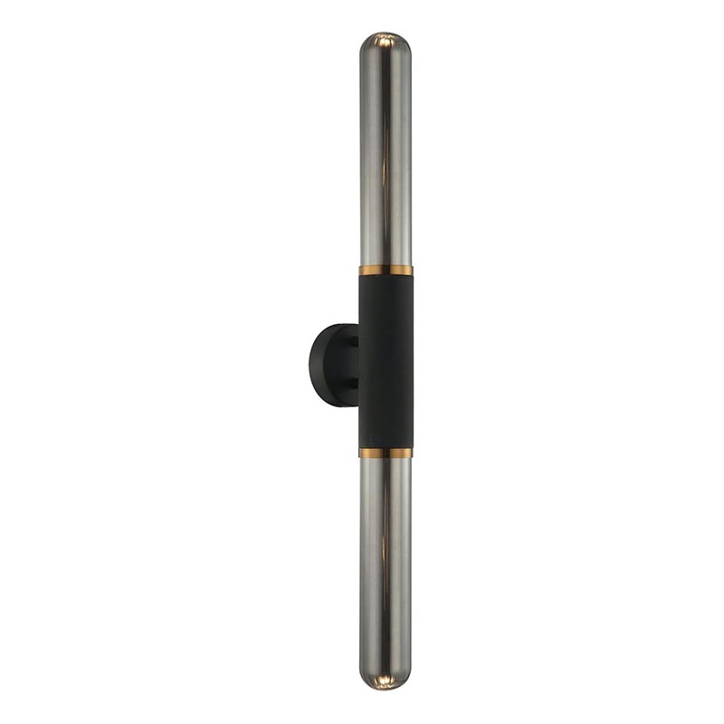 Бра Grover Black Grey Wall Lamp Серый Черный Глянцевое золото Бра Grover Black Grey Wall Lamp Серый Черный Глянцевое золото в Челябинске | Loft Concept