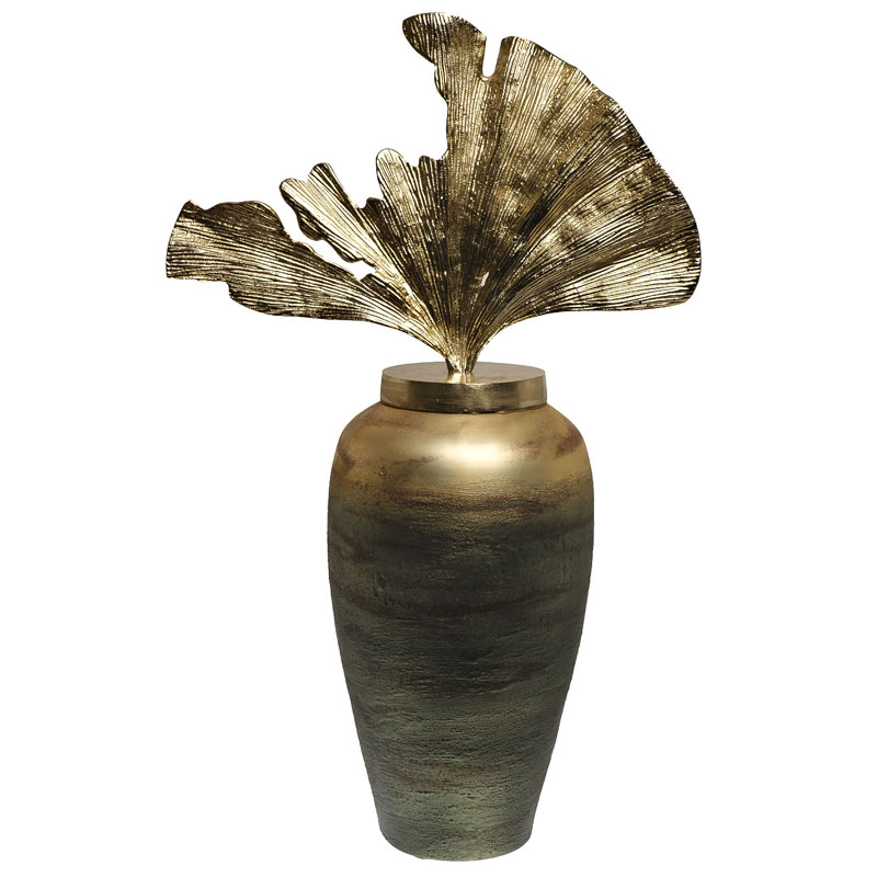 Ваза Huramiya Vase Золотой Зеленый смок Ваза Huramiya Vase Золотой Зеленый смок в Челябинске | Loft Concept