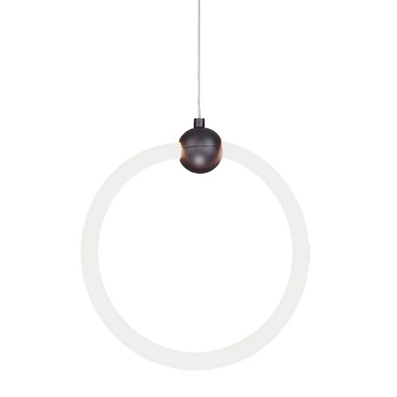 Подвесной светильник RING LIGHT Black Черный Белый Подвесной светильник RING LIGHT Black Черный Белый в Челябинске | Loft Concept