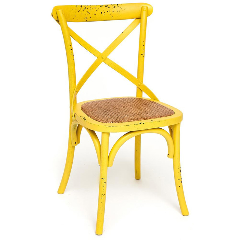 Стул Chaise Provence en Bois Jaune жёлтый Желтый Бежевый Стул Chaise Provence en Bois Jaune жёлтый Желтый Бежевый в Челябинске | Loft Concept
