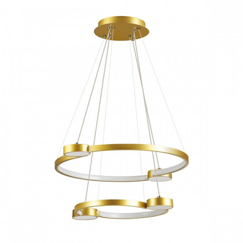 Люстра Lerida Round Золотая Золотой Люстра Lerida Round Золотая Золотой в Челябинске | Loft Concept
