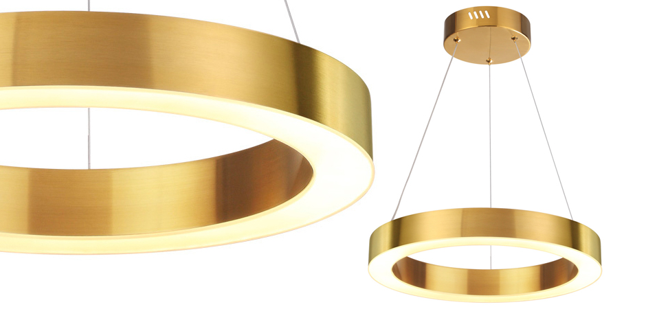 Люстра Gold Ribbon Ring Люстра Gold Ribbon Ring - Loft-Concept в Челябинске