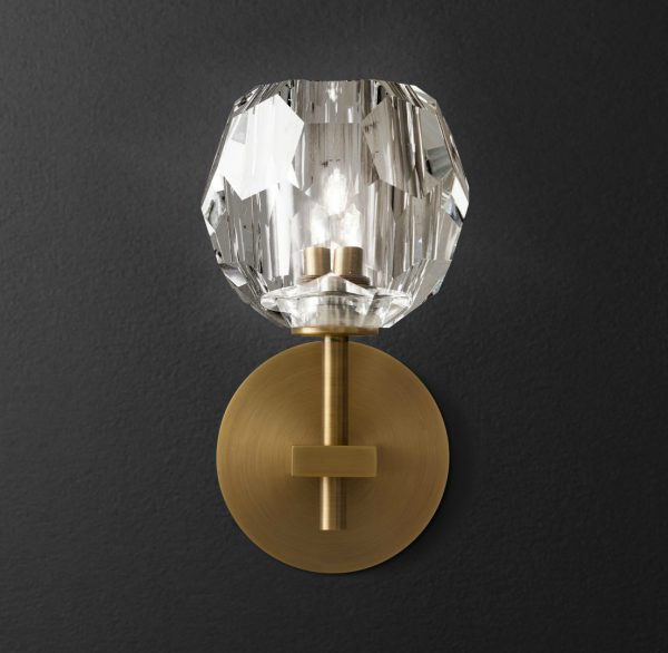 Бра RH Boule de Cristal Single Sconce Brass Латунь Бра RH Boule de Cristal Single Sconce Brass Латунь в Челябинске | Loft Concept