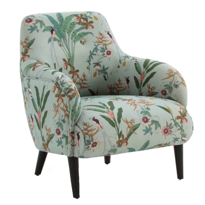 Кресло Lipstick Fauteuil melange lin Зеленый шалфей Кресло Lipstick Fauteuil melange lin Зеленый шалфей в Челябинске | Loft Concept