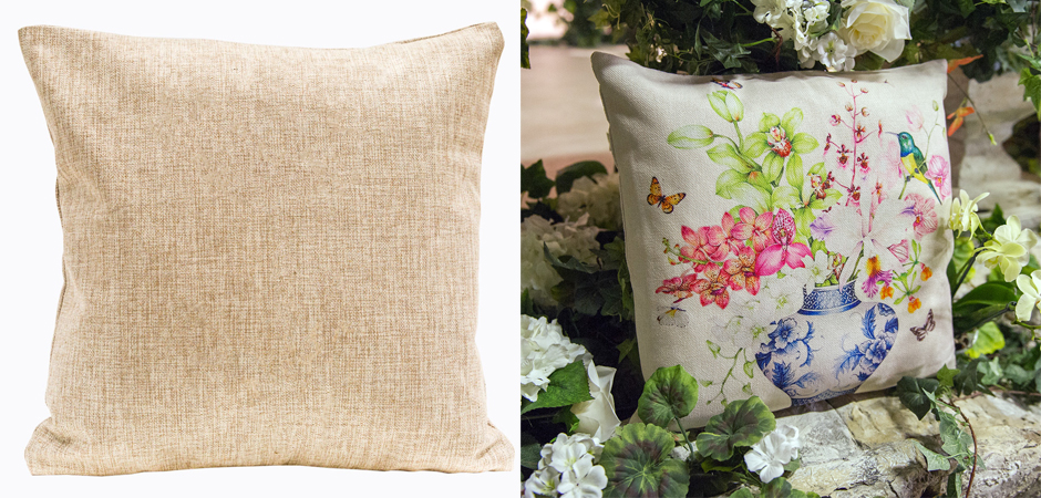 Декоративная подушка Orchids and Iris Pillow Декоративная подушка Orchids and Iris Pillow - Loft-Concept в Челябинске
