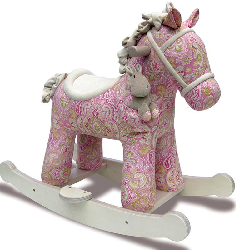 Лошадка-качалка розовая Kaylee Pony Розовый Лошадка-качалка розовая Kaylee Pony Розовый в Челябинске | Loft Concept