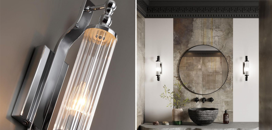 Бра Glass TUBE Серебристое Бра Glass TUBE Серебристое - Loft-Concept в Челябинске