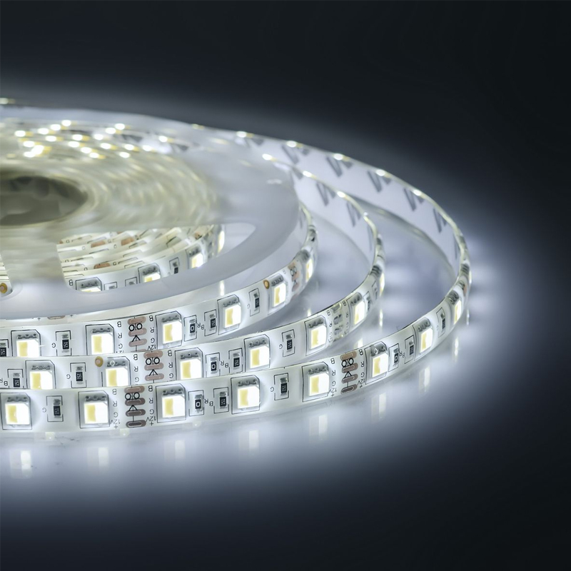 Светодиодная влагозащищенная лента 14,4W/m 60LED/m 5050SMD холодный белый/теплый белый 5M Белый Светодиодная влагозащищенная лента 14,4W/m 60LED/m 5050SMD холодный белый/теплый белый 5M Белый в Челябинске | Loft Concept