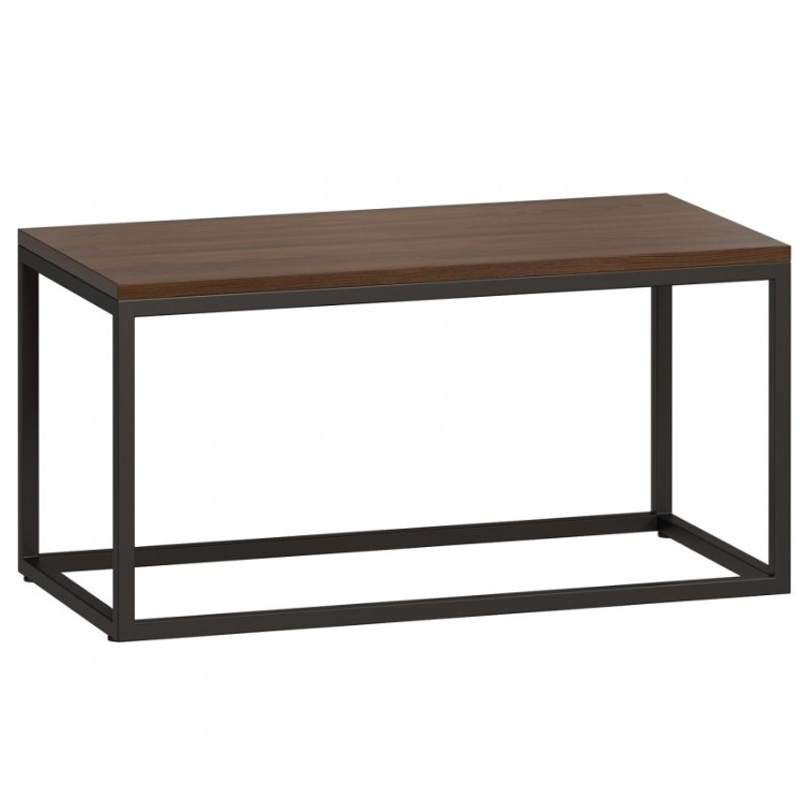 Кофейный стол Industrial Oak Philomel Coffee Table Коричневый Черный Кофейный стол Industrial Oak Philomel Coffee Table Коричневый Черный в Челябинске | Loft Concept