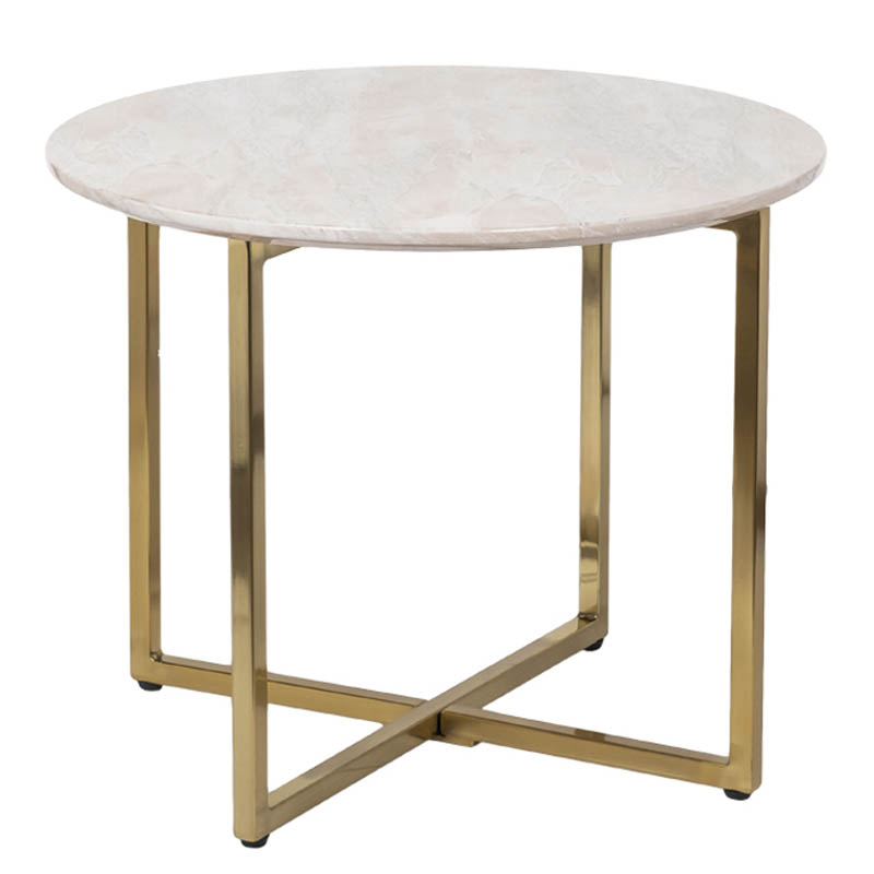 Приставной стол Esmond Side Table Латунь Приставной стол Esmond Side Table Латунь в Челябинске | Loft Concept
