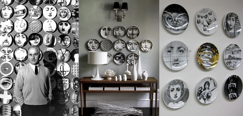 Декоративная тарелка Fornasetti 30.CR.BW.R01-137 - Loft-Concept в Челябинске