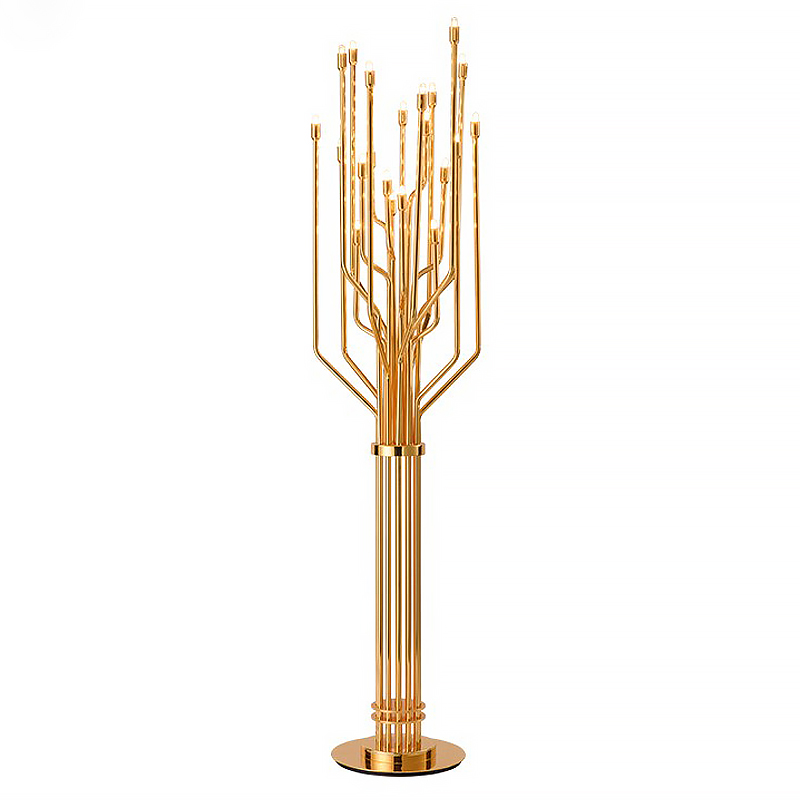Торшер JANIS floor lamp Глянцевое золото Торшер JANIS floor lamp Глянцевое золото в Челябинске | Loft Concept