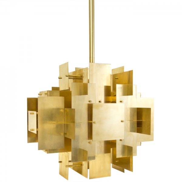 Люстра Jonathan Adler PUZZLE CHANDELIER Латунь Люстра Jonathan Adler PUZZLE CHANDELIER Латунь в Челябинске | Loft Concept