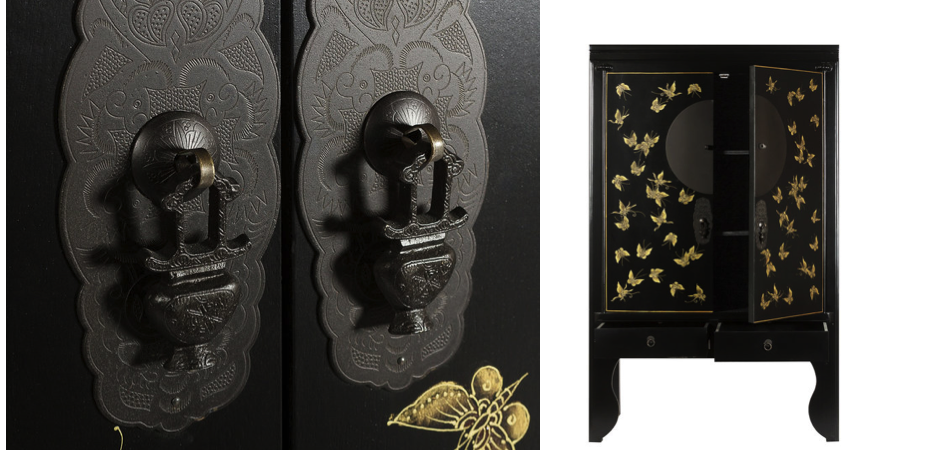 Шкаф Chinese Butterfly Black Шкаф Chinese Butterfly Black - Loft-Concept в Челябинске