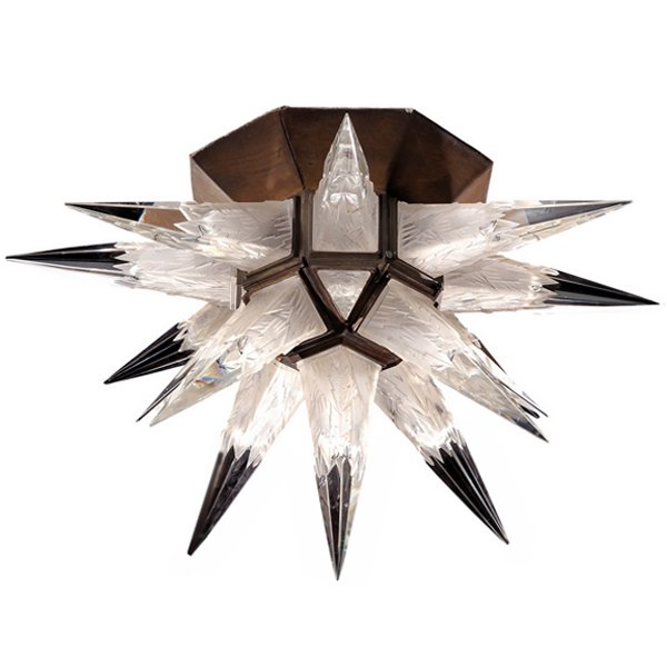 CHARLES J. WEINSTEIN Starburst Rare ceiling light Темная бронза винтаж Прозрачный (Transparent) CHARLES J. WEINSTEIN Starburst Rare ceiling light Темная бронза винтаж Прозрачный (Transparent) в Челябинске | Loft Concept