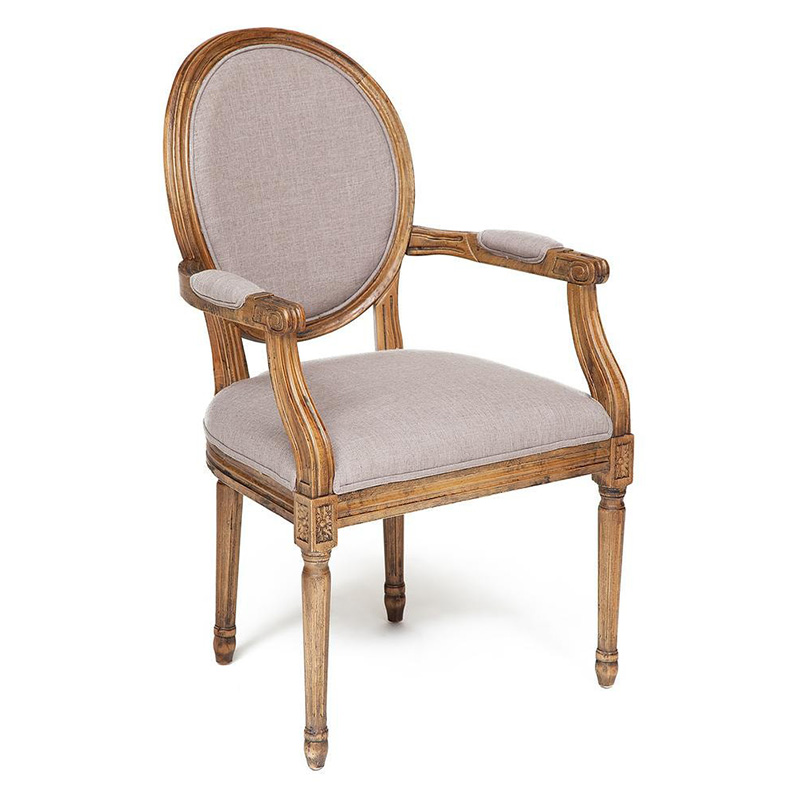 Стул French armchair Provence gray Серый Древесина Стул French armchair Provence gray Серый Древесина в Челябинске | Loft Concept