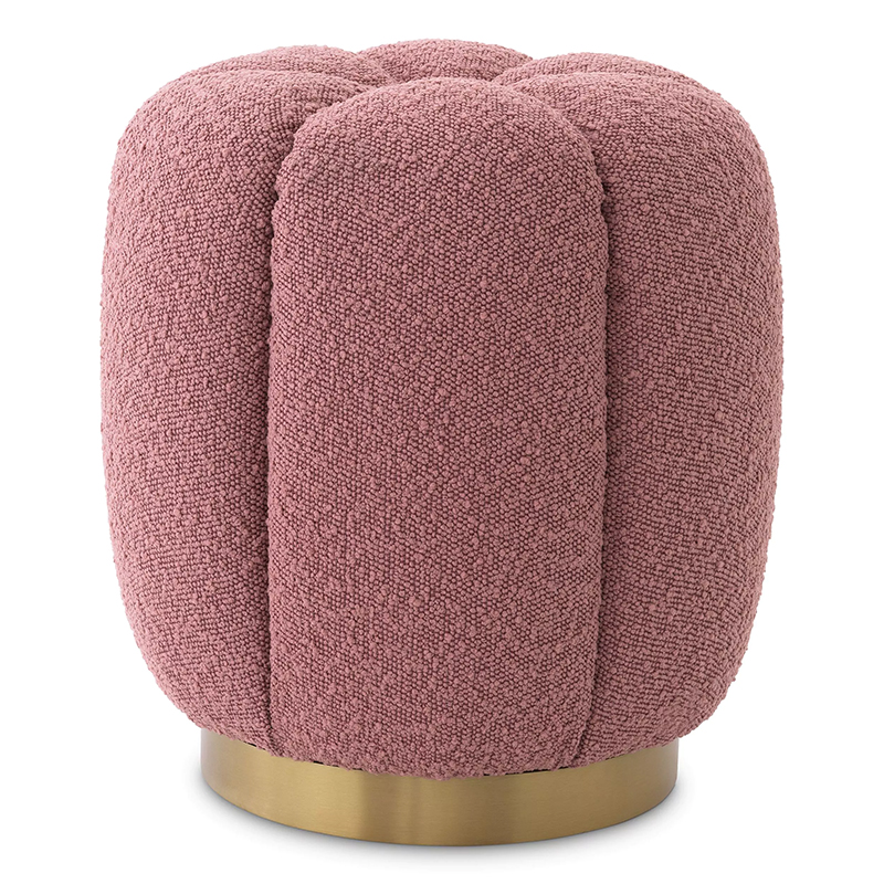 Пуф Eichholtz Stool Orchanic Boucle Rose Дымчатая Роза Латунь Пуф Eichholtz Stool Orchanic Boucle Rose Дымчатая Роза Латунь в Челябинске | Loft Concept
