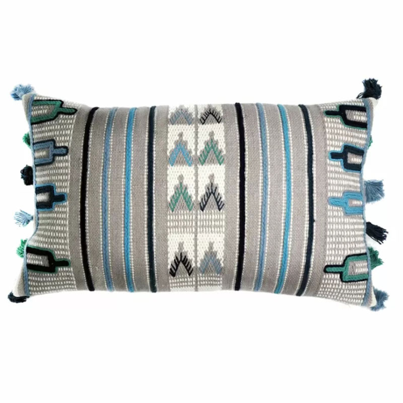 Чехол на подушку Blue Ikat Мульти Чехол на подушку Blue Ikat Мульти в Челябинске | Loft Concept