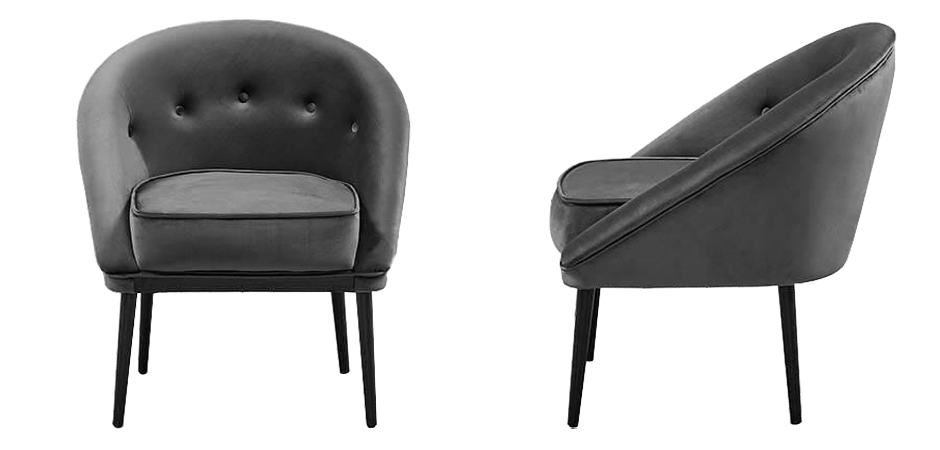 Кресло Gwyn Chair Gray - фото №1