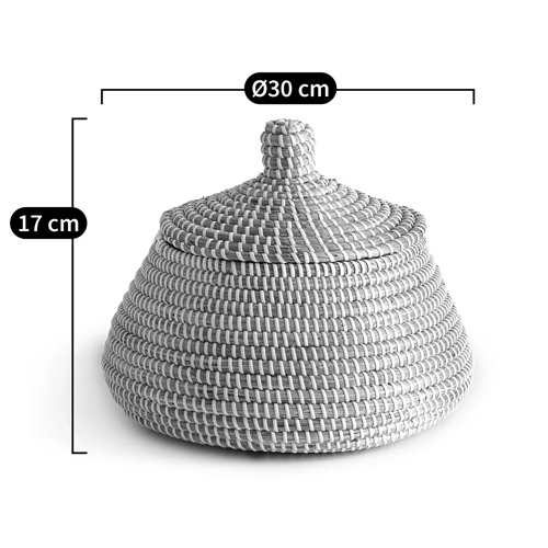 Корзина с крышкой Lindsay Wicker Basket в Челябинске