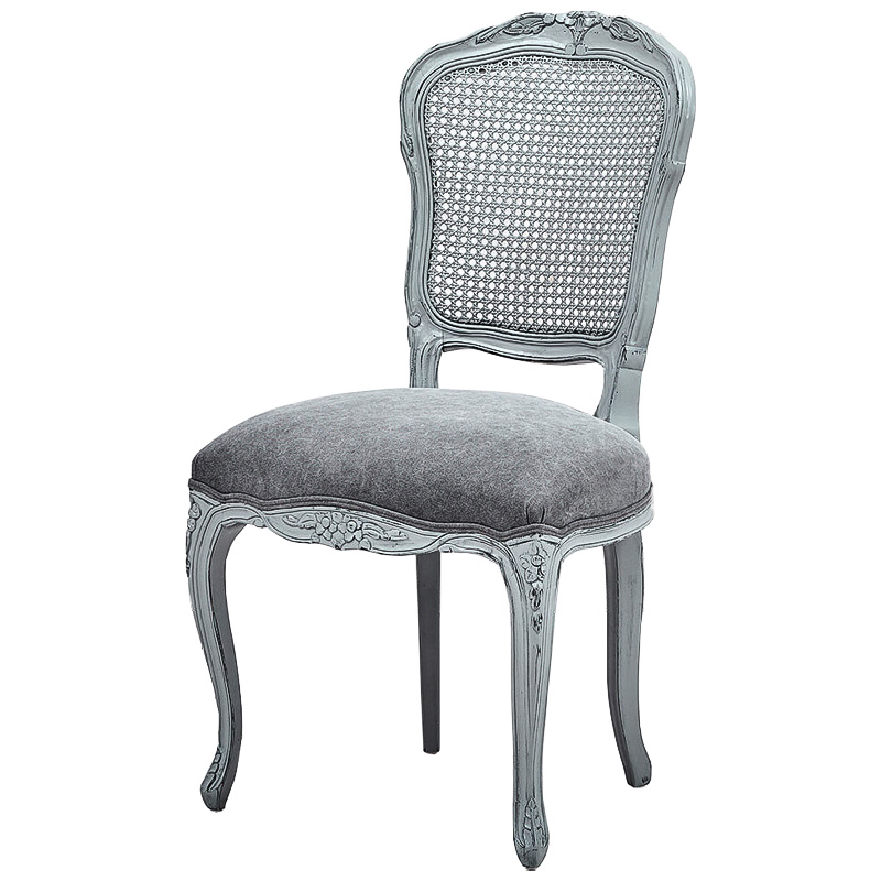 Стул Maria Antoinette Stool Серый Светло-серый Стул Maria Antoinette Stool Серый Светло-серый в Челябинске | Loft Concept