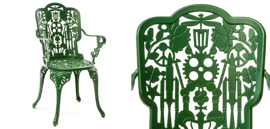 Стул Seletti Industry Collection ALUMINIUM ARMCHAIR – GREEN Стул Seletti Industry Collection ALUMINIUM ARMCHAIR – GREEN - Loft-Concept в Челябинске