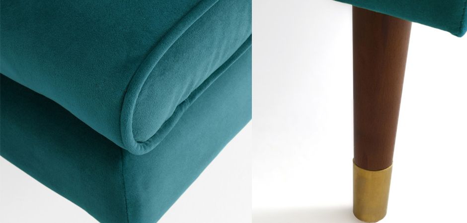 Пуф Classic Furniture сине-зеленый Пуф Classic Furniture сине-зеленый - Loft-Concept в Челябинске