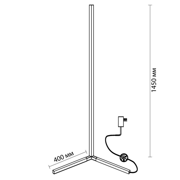 Торшер Trumpet Tube Black Angled Торшер Trumpet Tube Black Angled в Челябинске