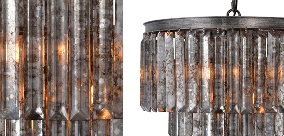 Подвесной светильник ODEON Aged Glass Chandelier Подвесной светильник ODEON Aged Glass Chandelier - Loft-Concept в Челябинске
