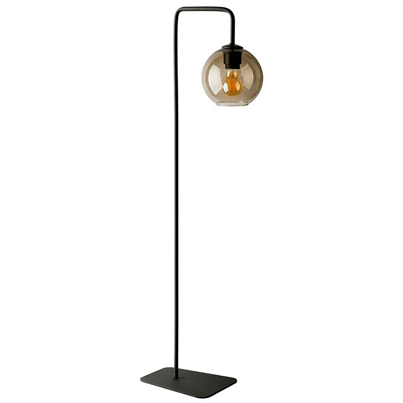 Торшер Franco Floor Lamp Янтарный Черный в Челябинске | Loft Concept 