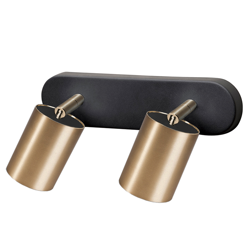Бра Celis Spot Wall Lamp Duo brass Латунь Черный Бра Celis Spot Wall Lamp Duo brass Латунь Черный в Челябинске | Loft Concept